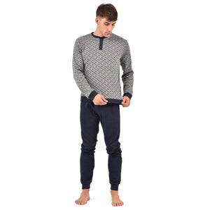 Pigiama uomo in caldo cotone Ambro U8002.23
