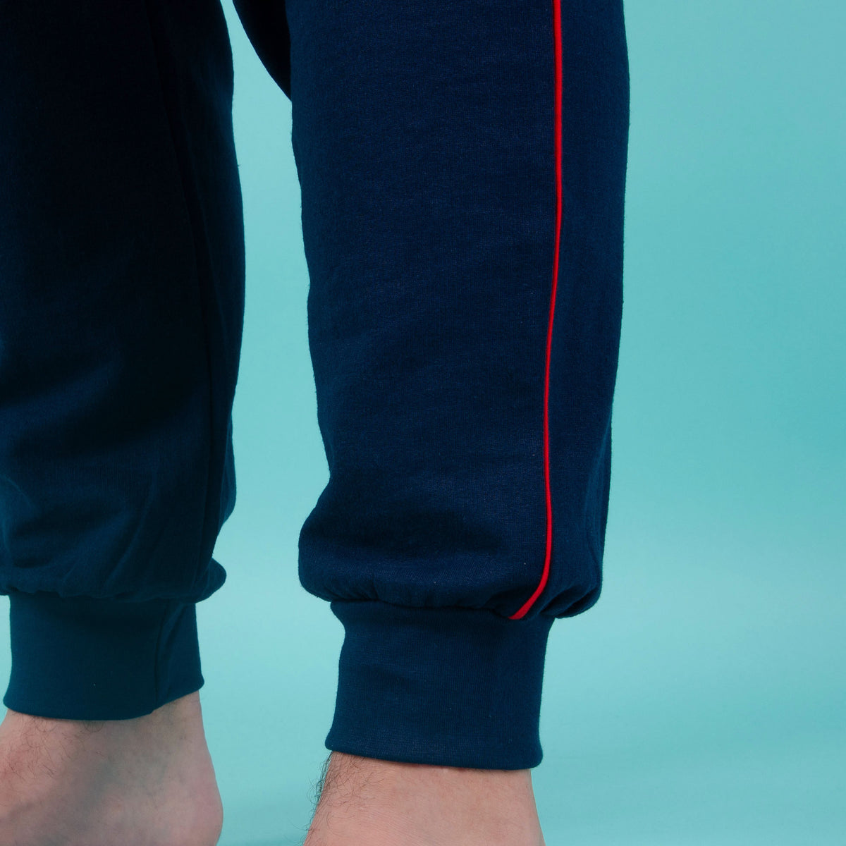 Pigiama uomo Navigare 2141251 aperto felpato navy