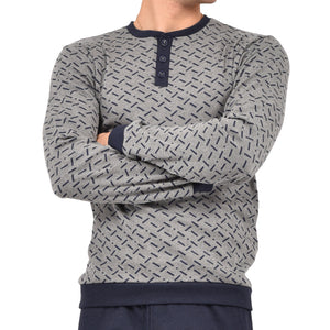 Pigiama uomo in caldo cotone Ambro U8002.23