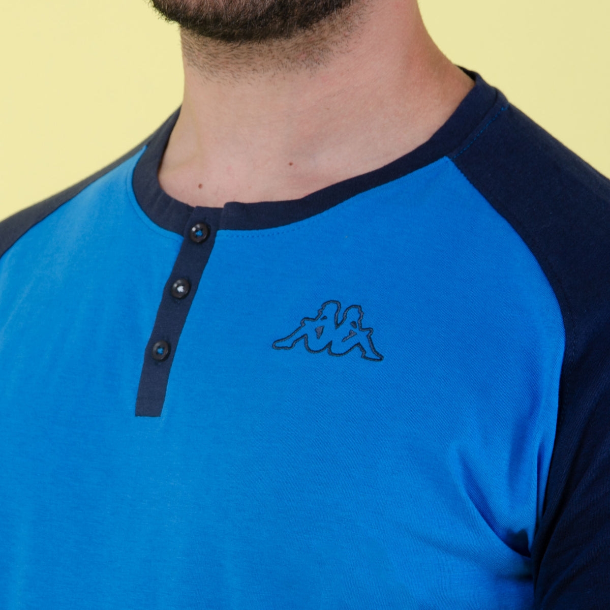 Pigiama uomo cotone Kappa KMS22801 azzurro