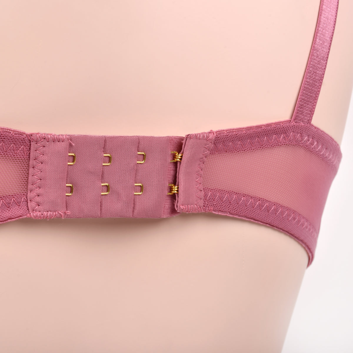 Coordinato rose Push-up + Brasiliana catena Love and Bra 54097