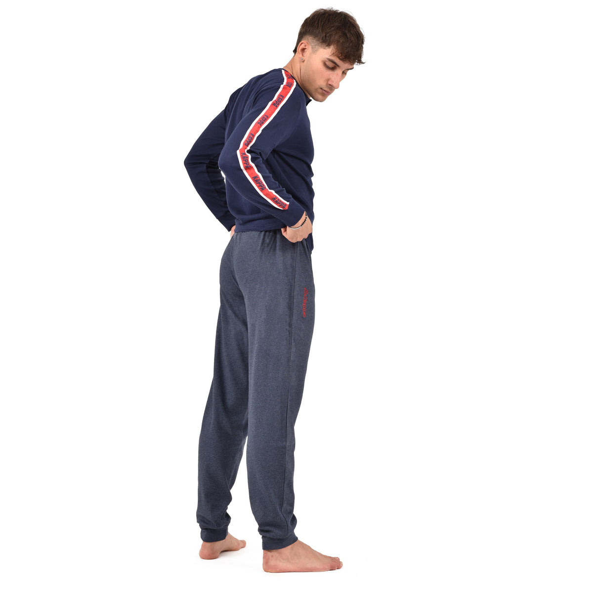 Pigiama uomo invernale Kappa KMW23906-A caldo cotone