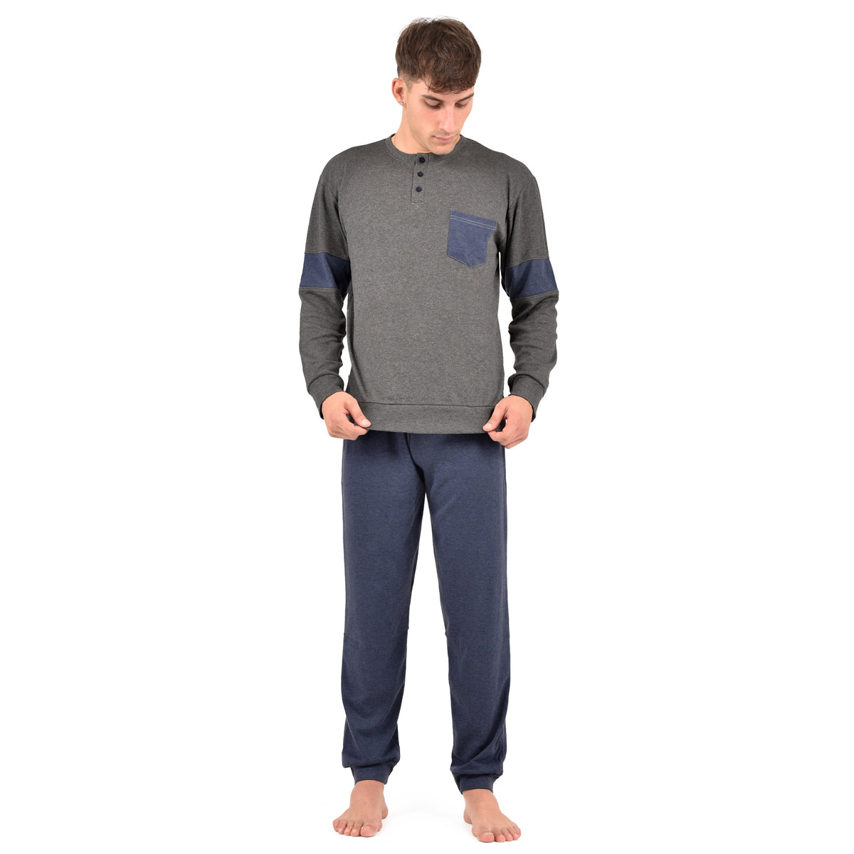 Pigiama uomo caldo cotone Irge MI 1868