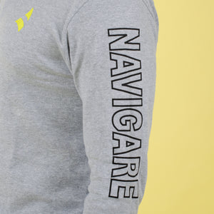 Pigiama uomo Navigare grigio nero caldo cotone B2141353