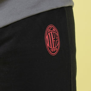 Pigiama tuta uomo Milan zip cotone felpato B2MI14117 antracite