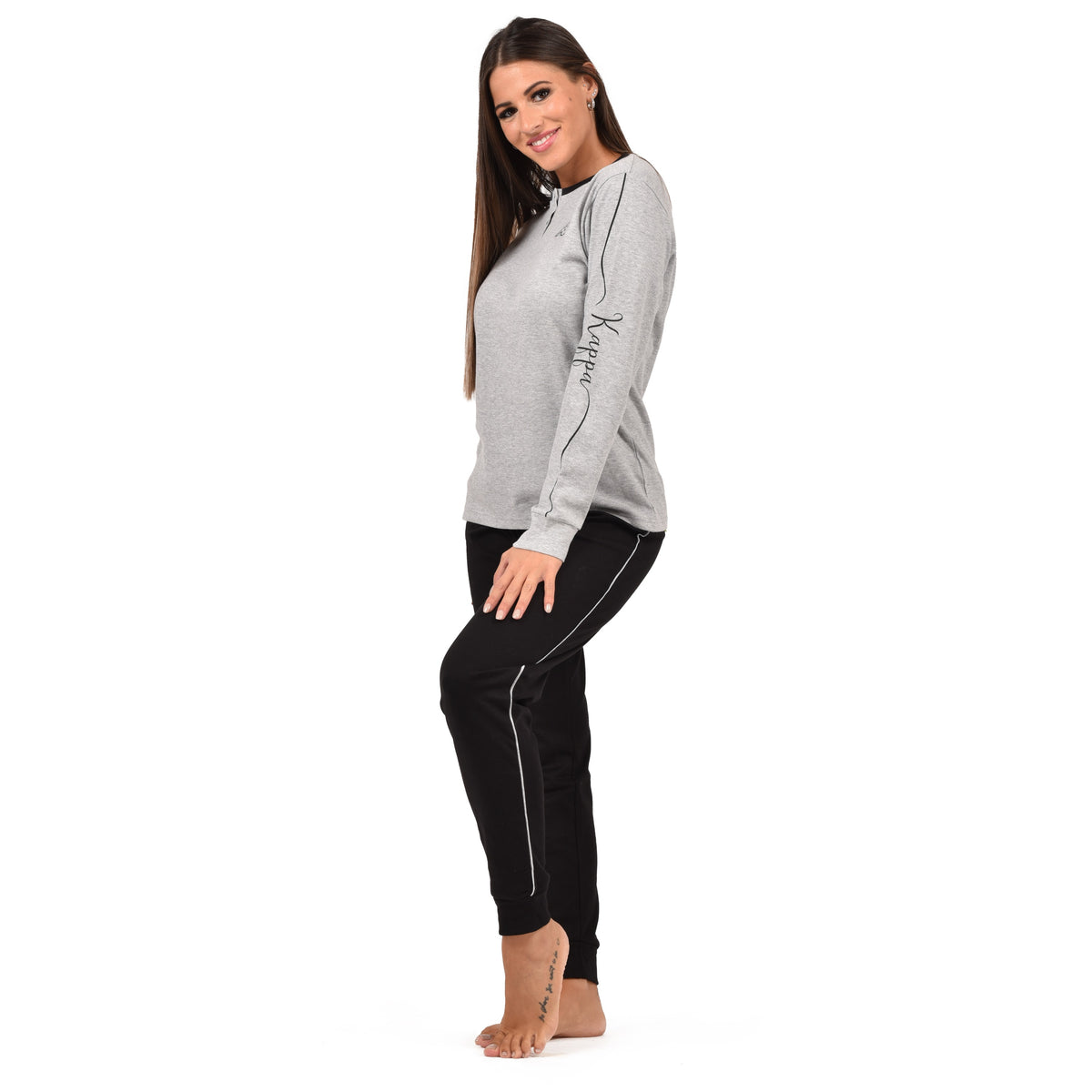Pigiama donna invernale Kappa KWW 23004 in caldo cotone