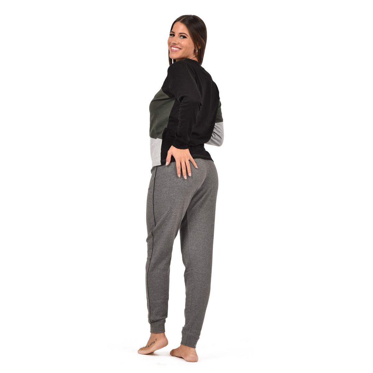 Pigiama donna invernale Kappa KMW 23006 in caldo cotone