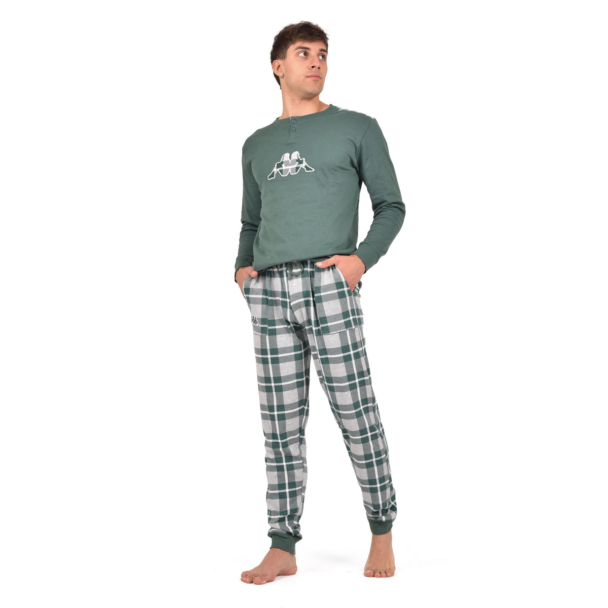 Pigiama uomo Kappa in caldo cotone KMW23915