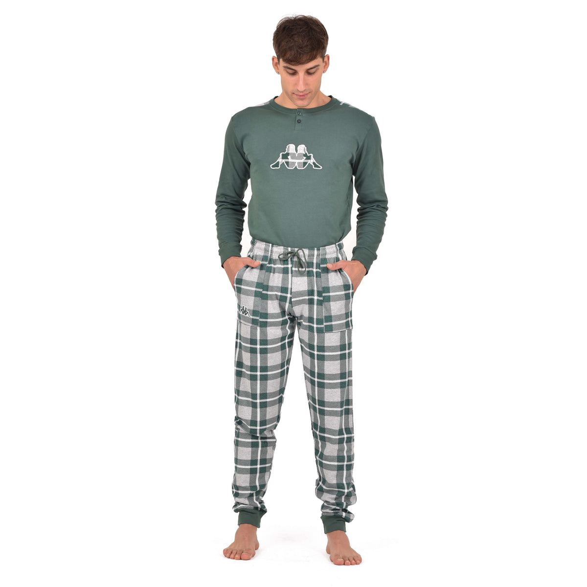 Pigiama uomo Kappa in caldo cotone KMW23915