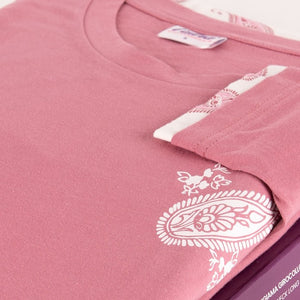 Pigiama donna interlock Cotonella DDC60 rosa malva