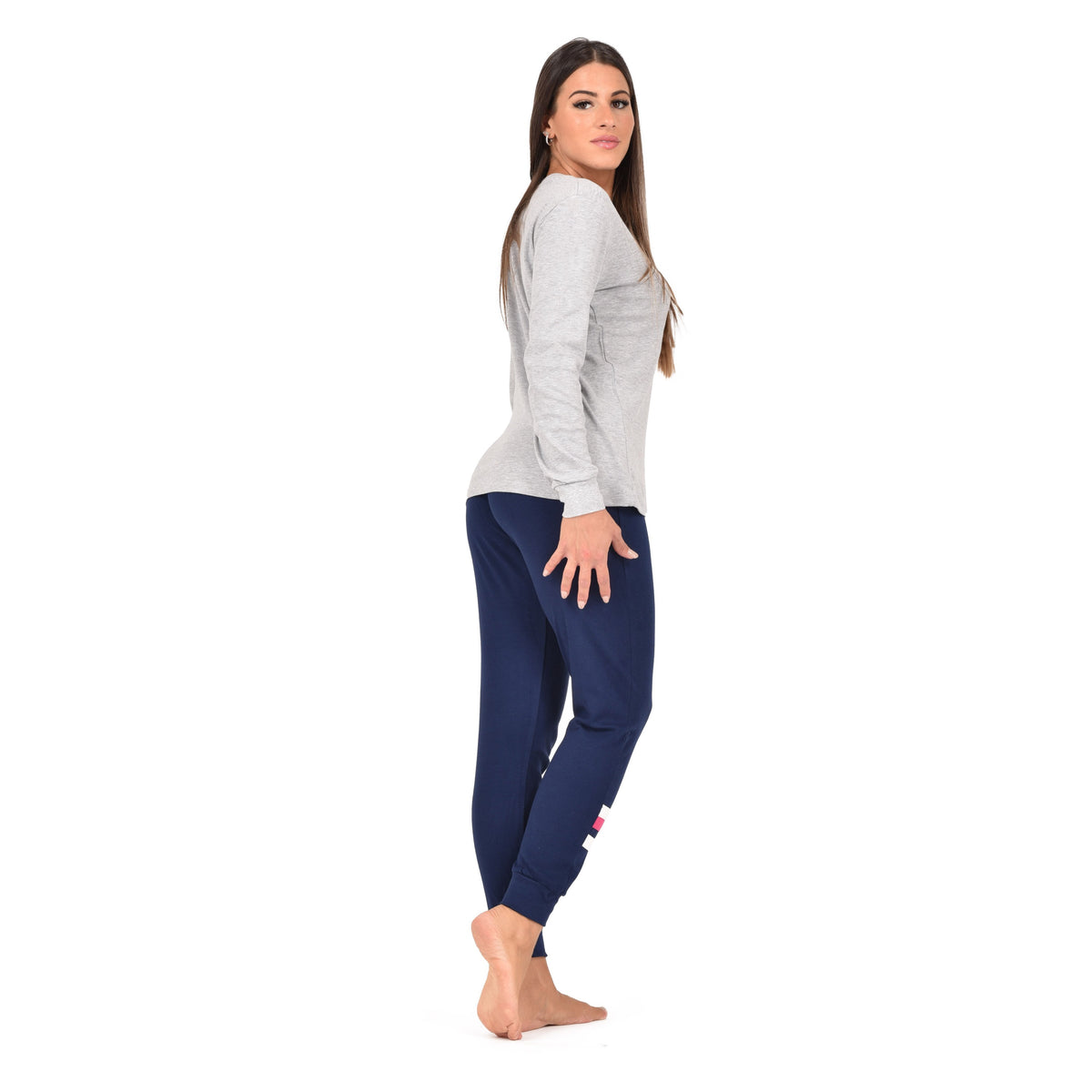 Pigiama donna Lotto LP6082 sportivo caldo cotone