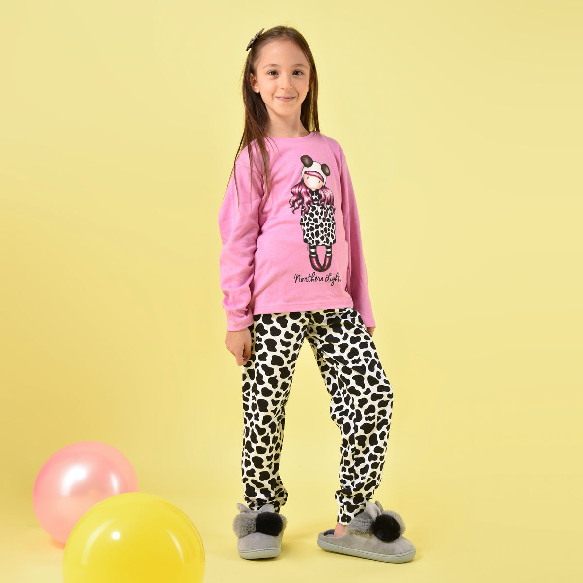 Pigiama bambina invernale Santoro Gorjuss 56626 caldo cotone