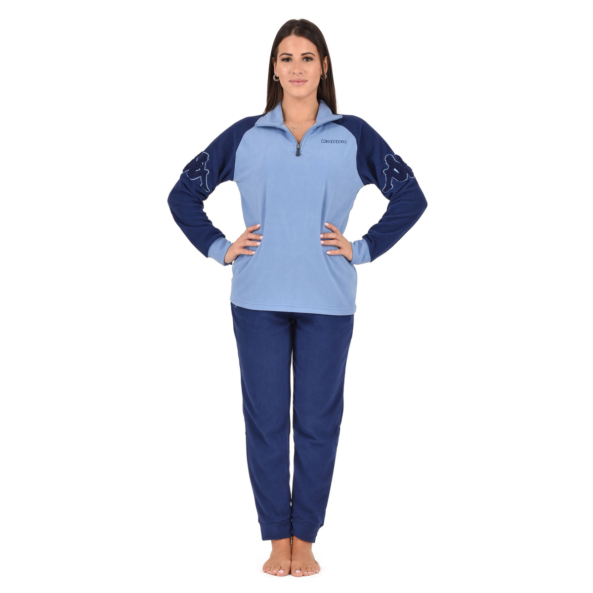 Pigiama donna invernale micropile Kappa KWW23041 in pile