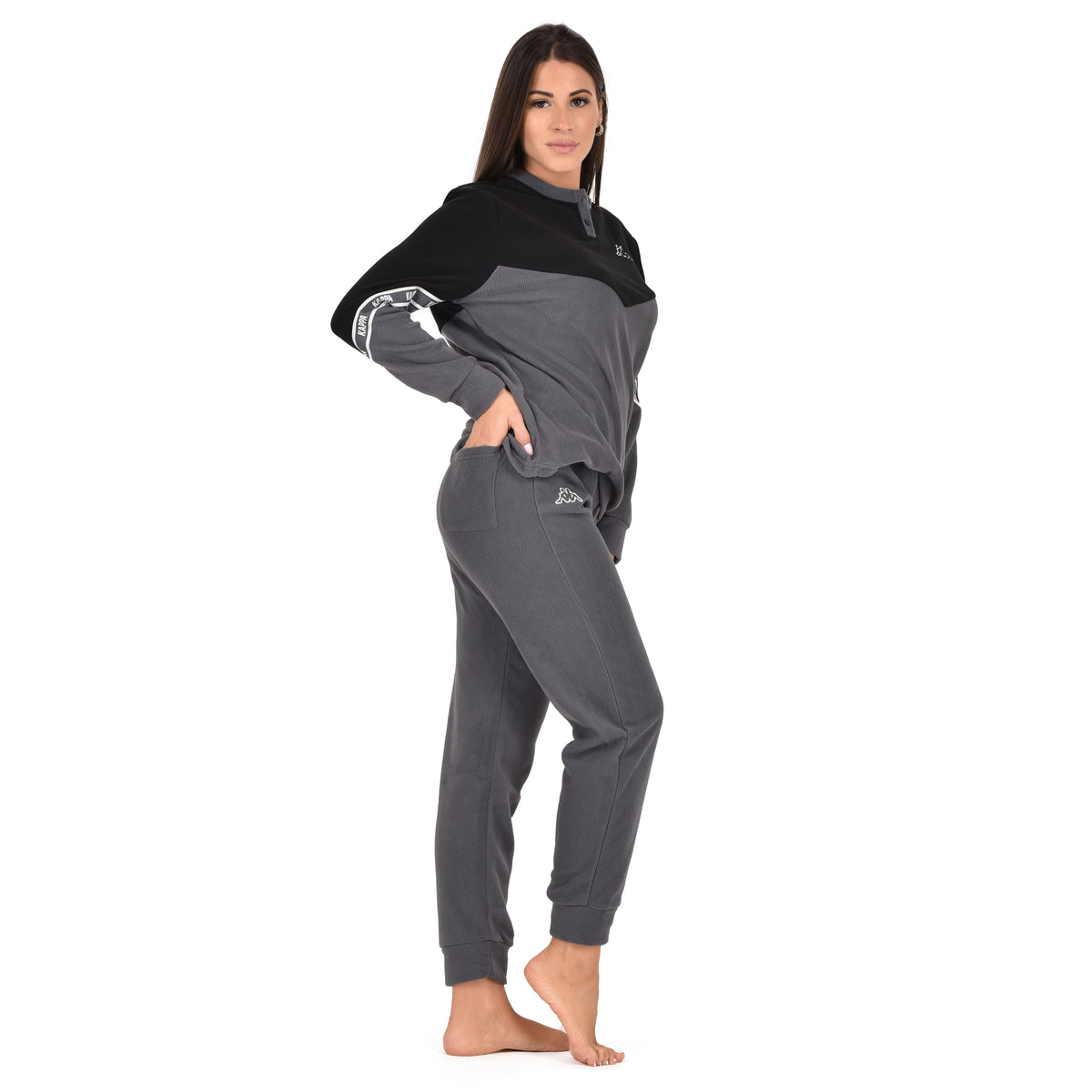 Pigiama donna invernale Kappa KWW23040 pile