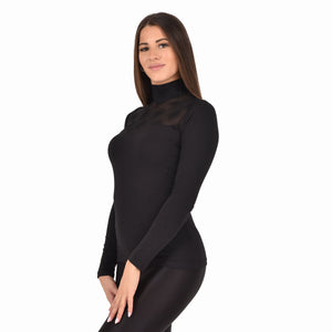 Maglia donna sottogiacca lupetto Jadea tulle flock 4294
