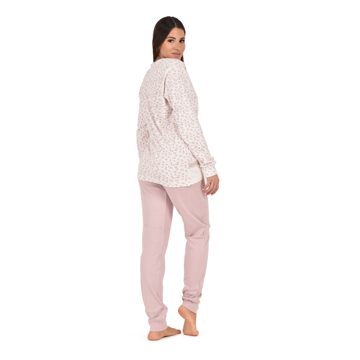 Pigiama donna caldo cotone Irge IR1892