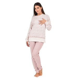 Pigiama donna caldo cotone Irge IR1892