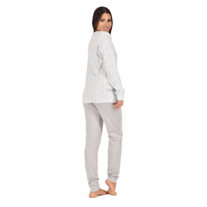 Pigiama donna aperto caldo cotone Irge IR1893