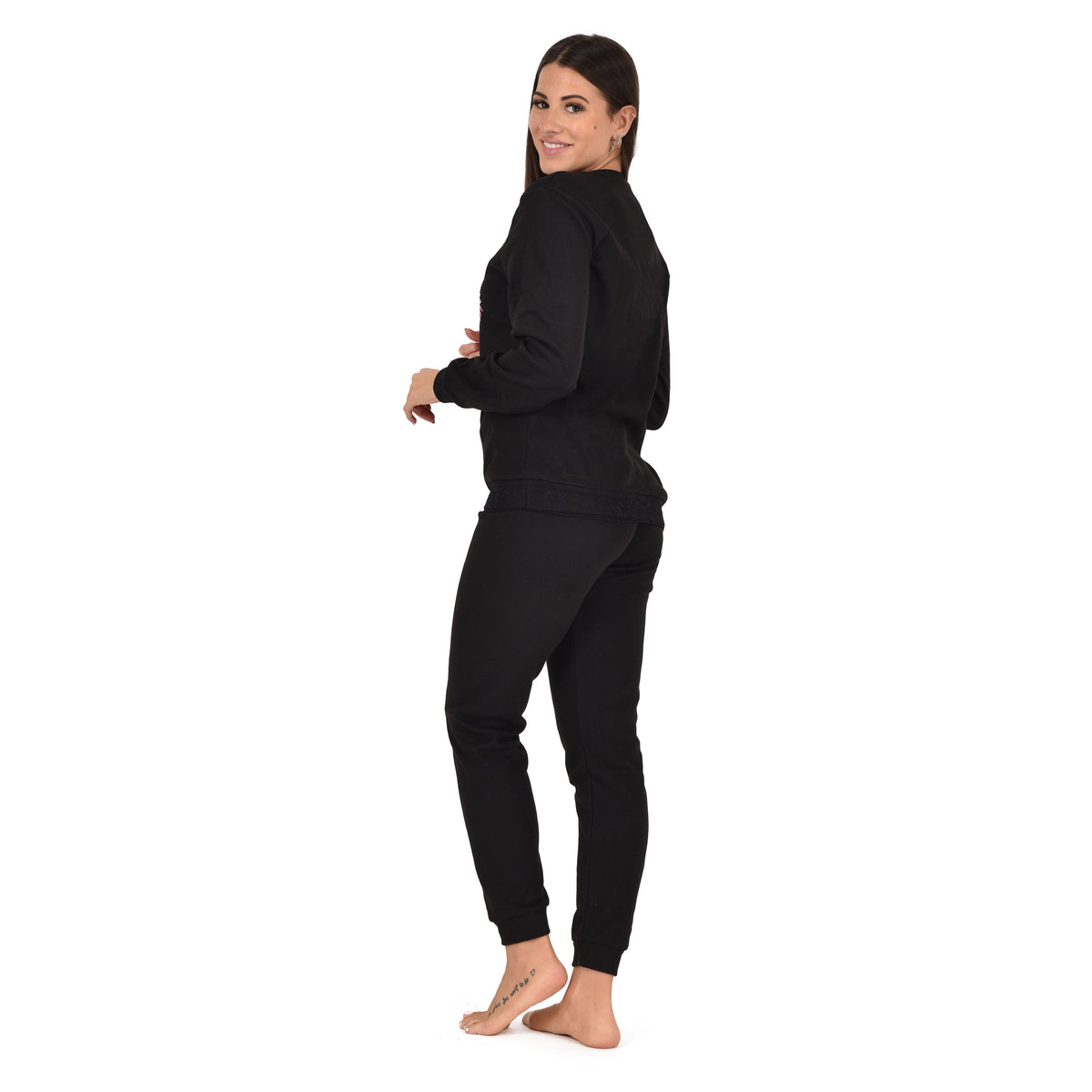 Pigiama donna invernale Biancaluna 23D65008 punto milano