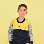 Pigiama bimbo ragazzo Navigare in cotone felpato B215660