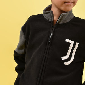 Pigiama bimbo ragazzo sportivo Juventus con zip pile caldo B2JU15134