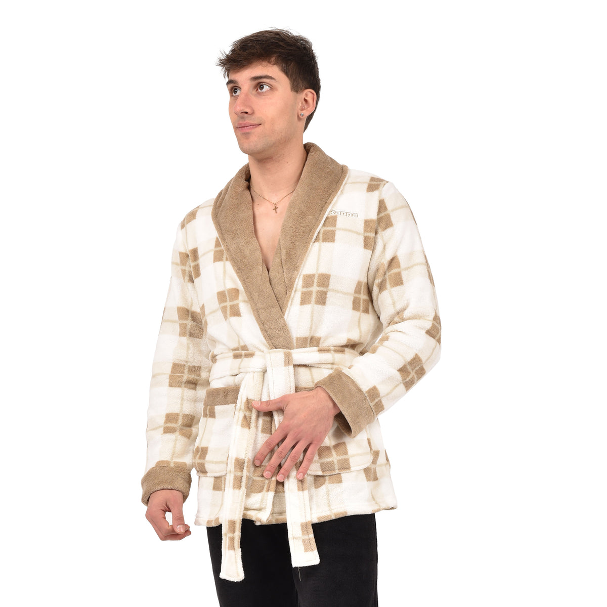 Giacca uomo invernale Kappa KMW23970 pile coral
