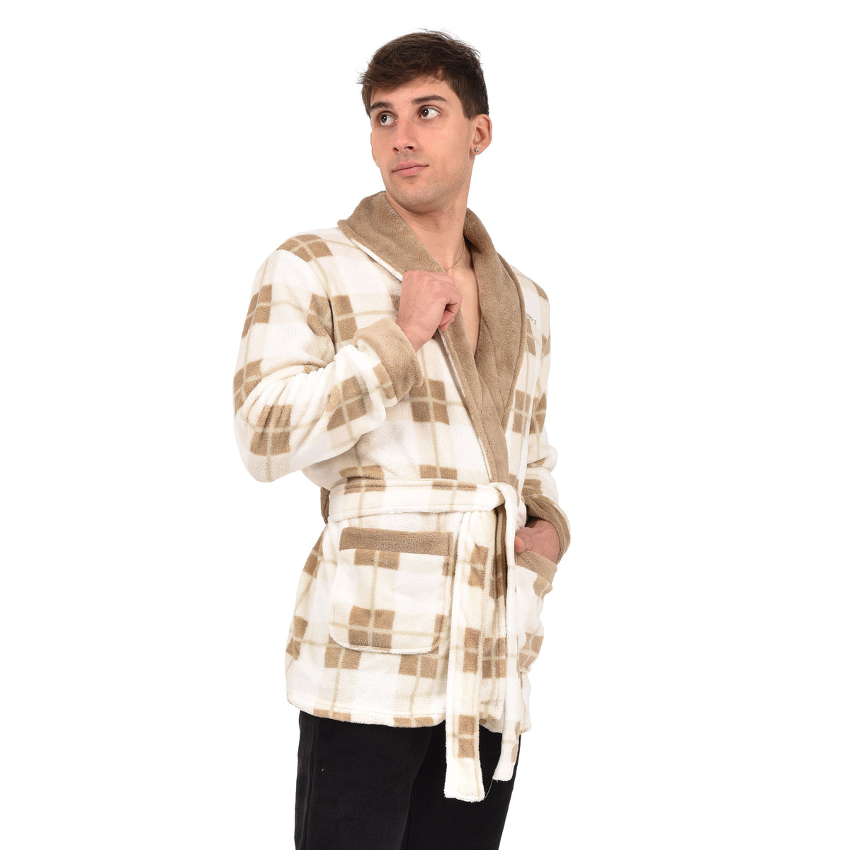 Giacca uomo invernale Kappa KMW23970 pile coral