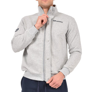 Tuta felpata uomo Superga felpa stile bomber SMW 23156