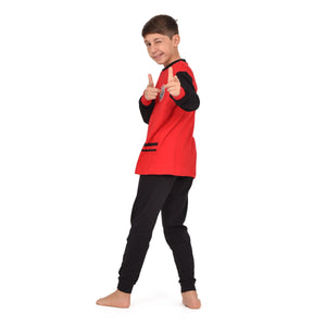 Pigiama bambino AC Milan in caldo cotone T20 1015