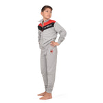 Pigiama stile tuta felpato ufficiale AC Milan Bambino F20 1025