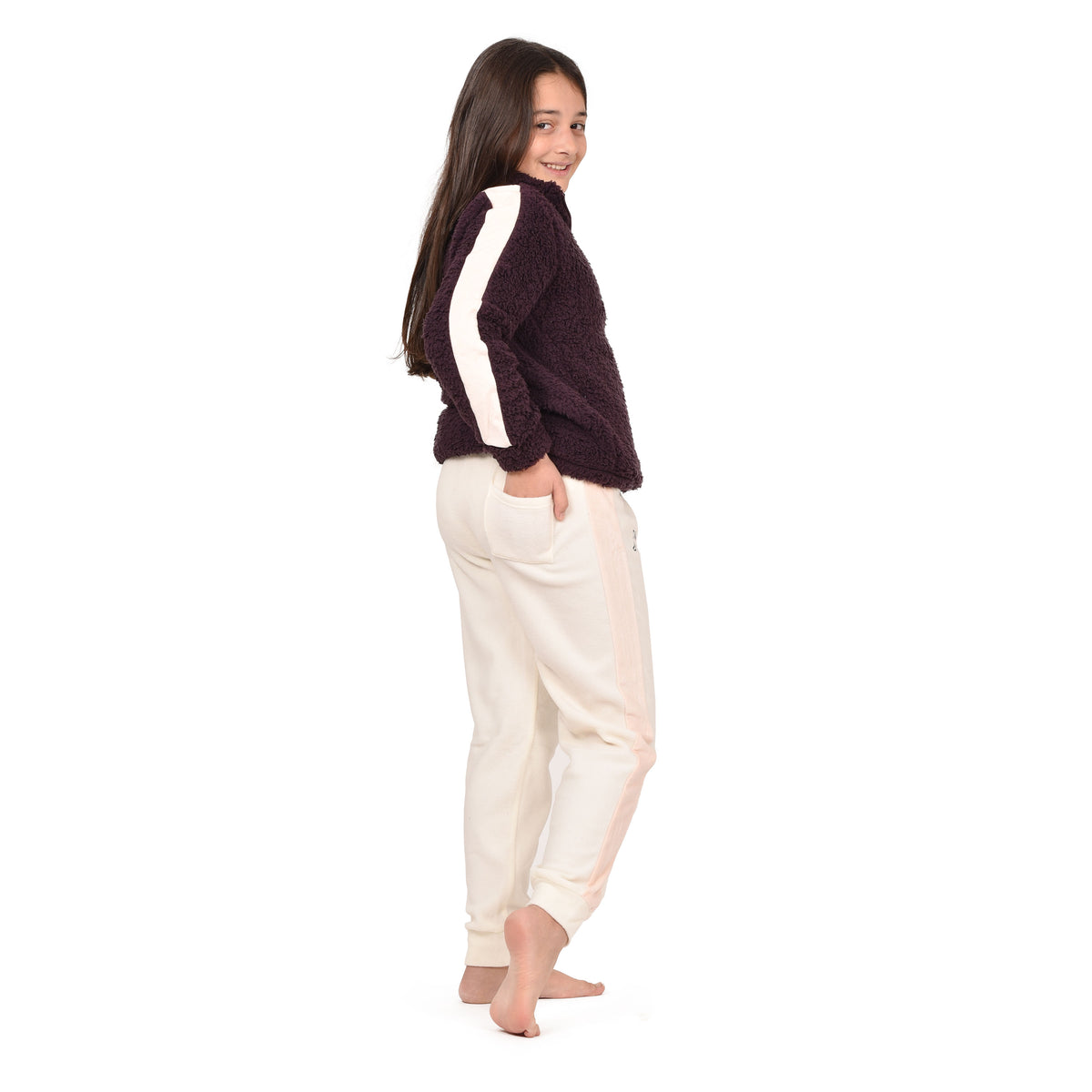 Pigiama bimba maglia coral sherpa pantalone pile Kappa 22242-Y
