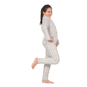 Pigiama bimba ragazza in caldo coral a collo alto Irge SD145