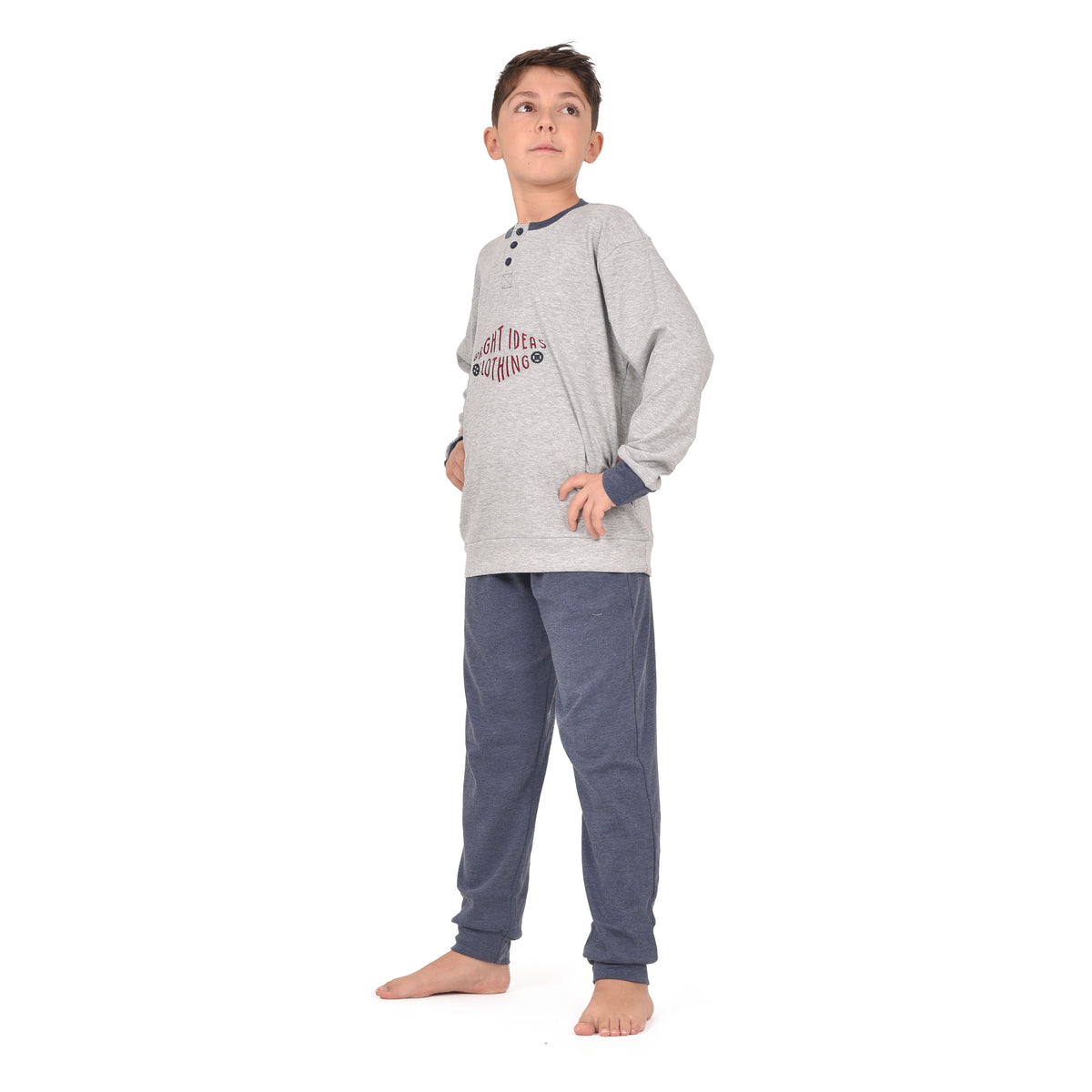 Pigiama caldo cotone bambino Irge IK392
