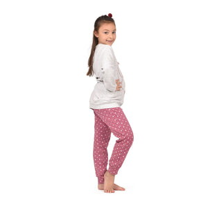 Pigiama bimba caldo cotone cuoricini Irge IK389