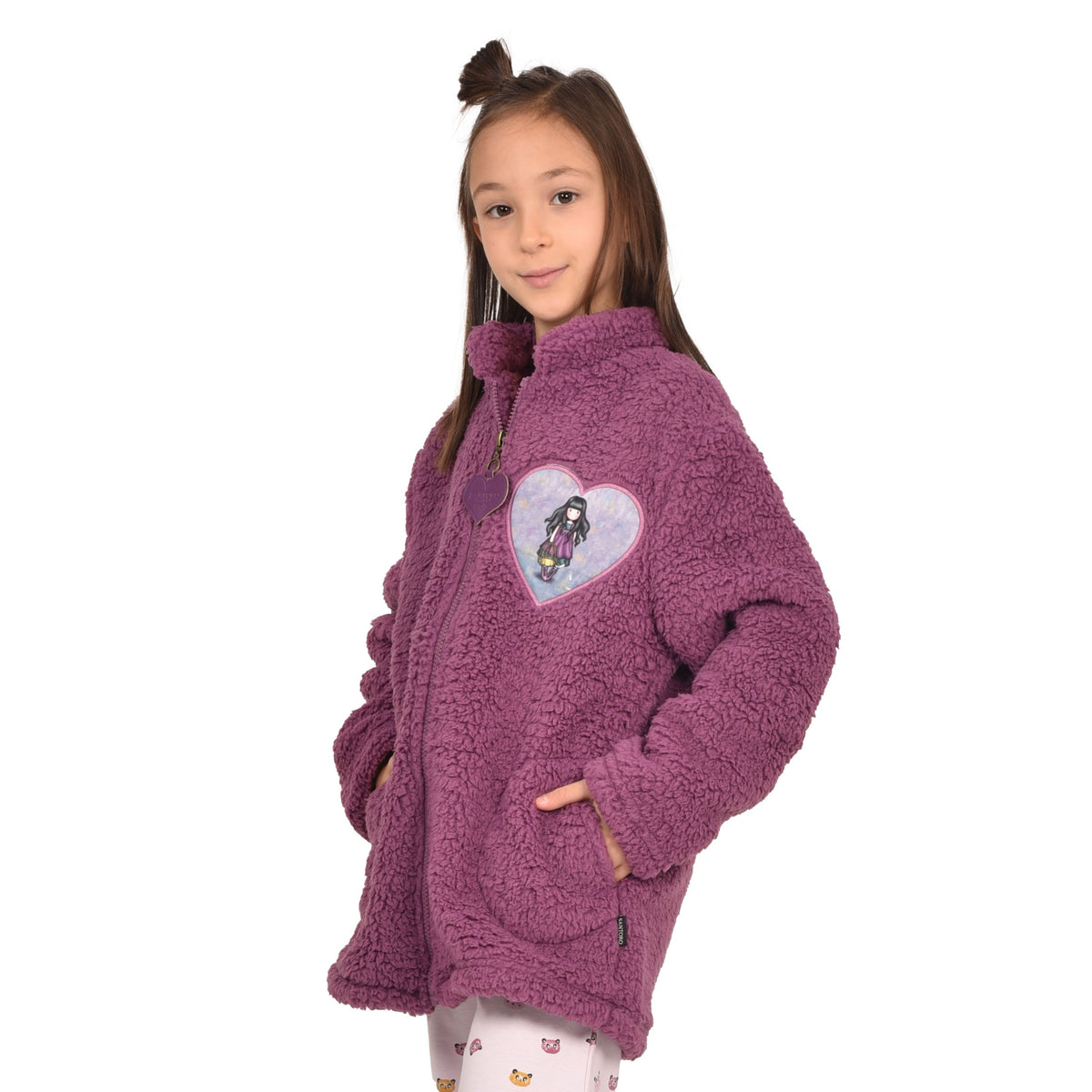 Giacca bambina Santoro Gorjuss 67035 pile sherpa