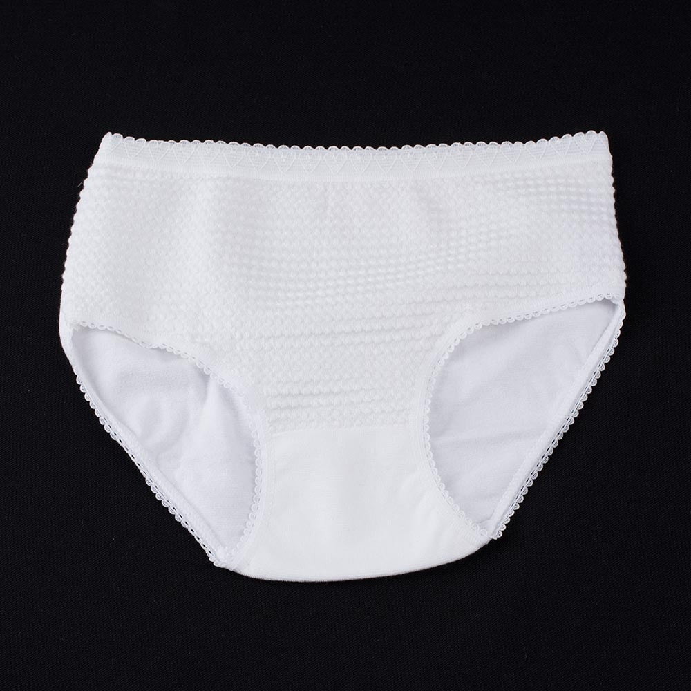 Slip da bambina in cotone elasticizzato lavorato 3 pezzi