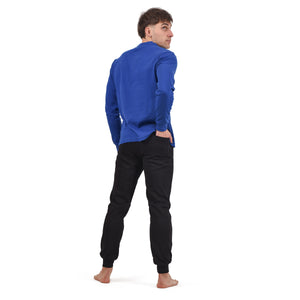 Pigiama uomo serafino Inter in caldo cotone PIGIT10 1065