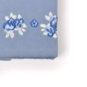 Set asciugamani viso + ospite Sommaruga BA9006 spugna dis 5 azzurro