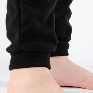 Pigiama tuta bambino Milan zip pile B2MI15118 nero