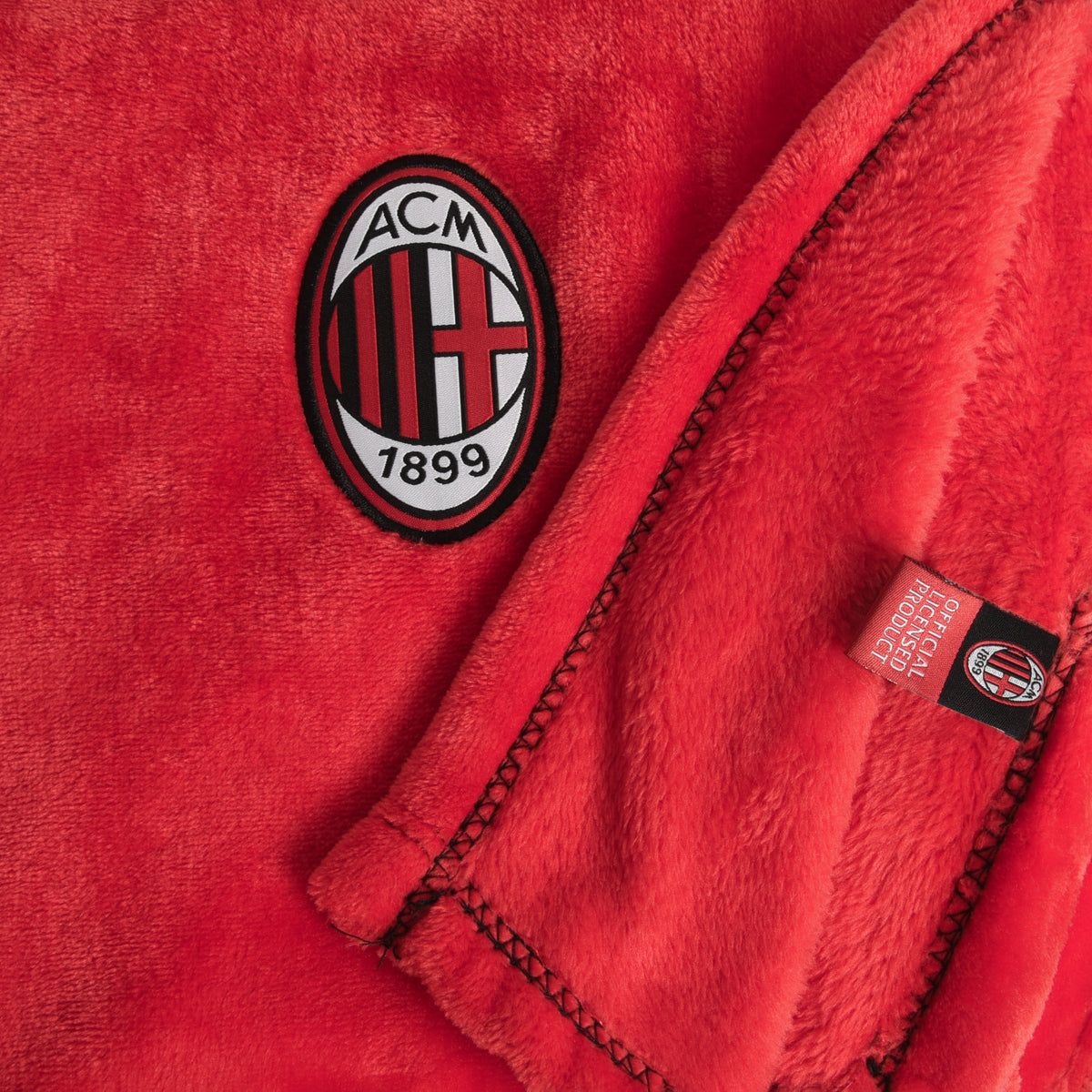 Plaid in Coral ufficiale AC Milan 130x160