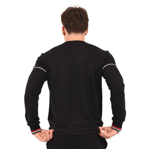 Felpa leggera Ufficiale AC MILAN 100% cotone rosso nera