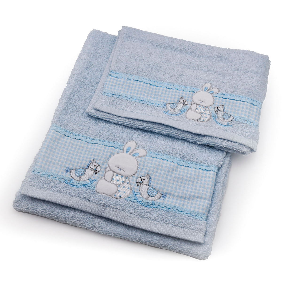 Vingi Set Asciugamani viso + ospite Flipper bebè neonato bimbo