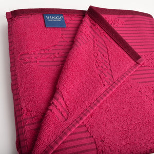Telo mare Vingi spugna "Malaga" fuxia 100% cotone