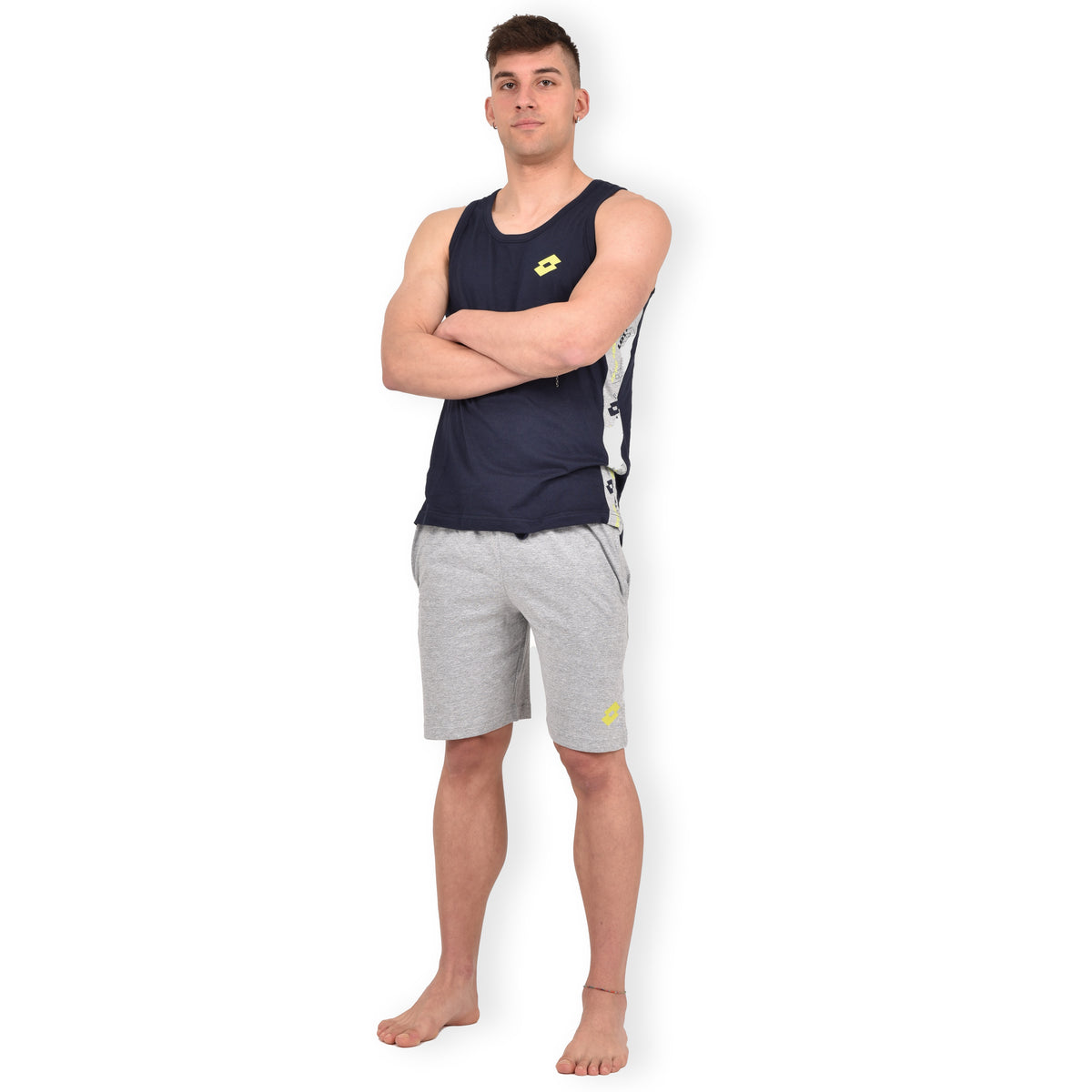 Pigiama uomo Lotto cotone fresco sportivo LP1132