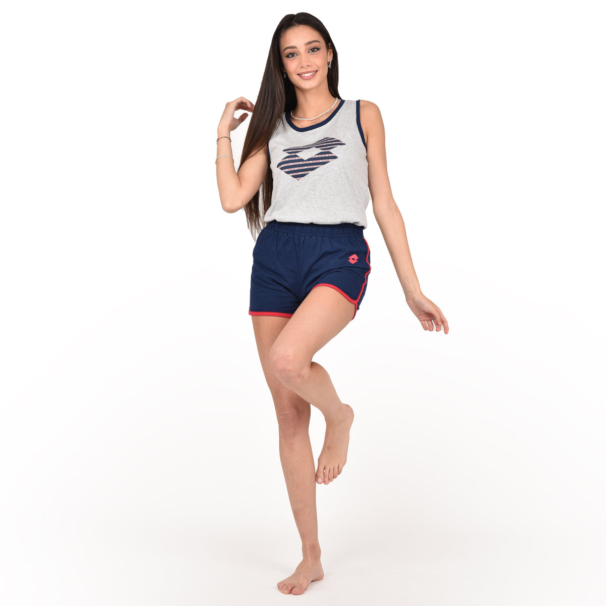Pigiama donna Lotto cotone fresco sportivo LP5151