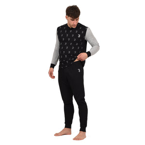 Pigiama uomo Juventus FC in cotone leggero bianconero PIGJ T10 2090