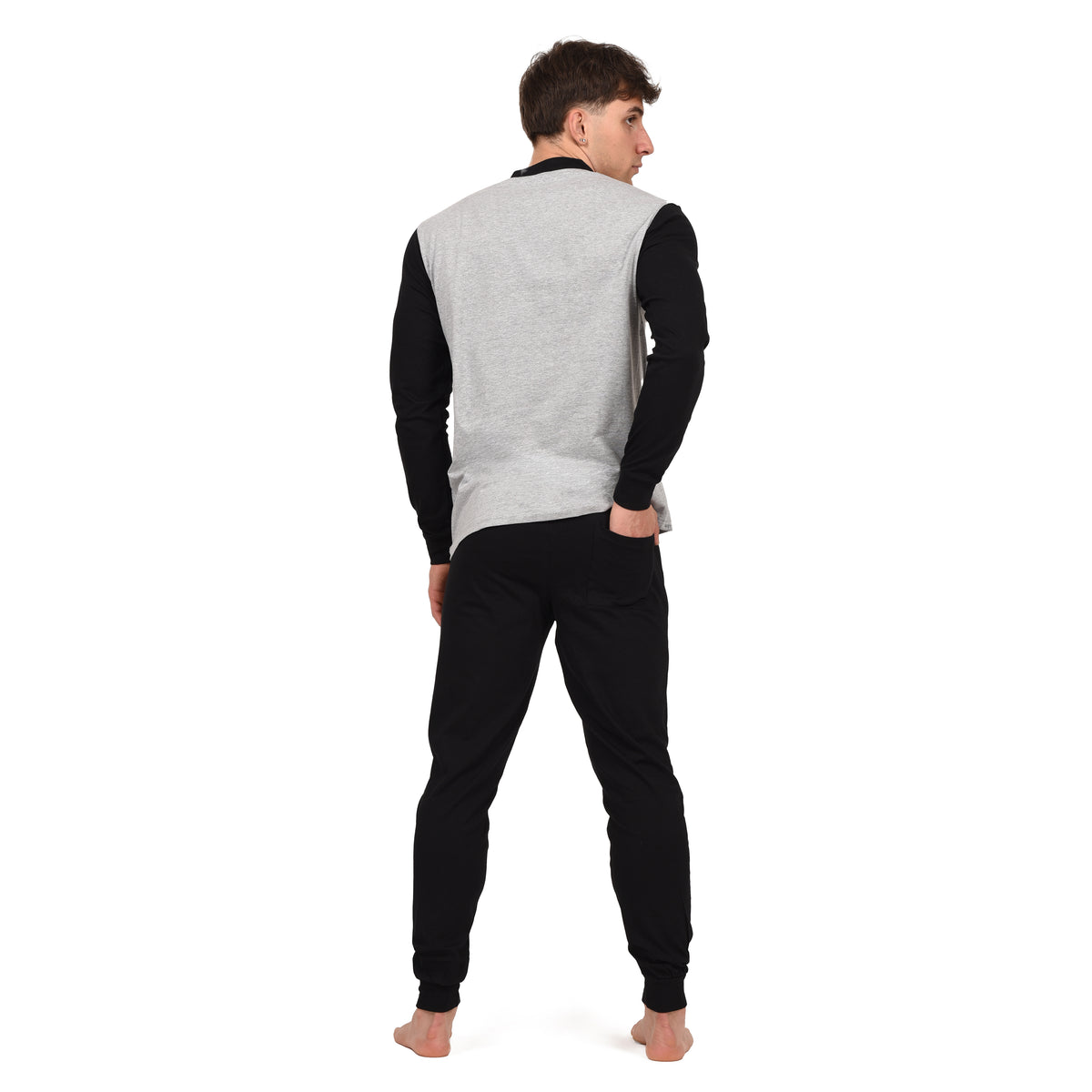 Pigiama uomo Juventus FC in cotone leggero bianconero PIGJ T10 2090