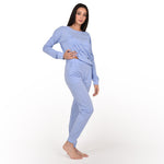 Pigiama donna Jadea 3147 100% cotone ortensia