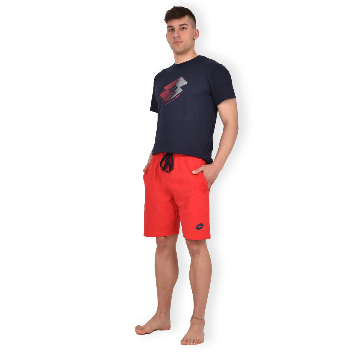 Pigiama uomo Lotto cotone fresco sportivo LP1122