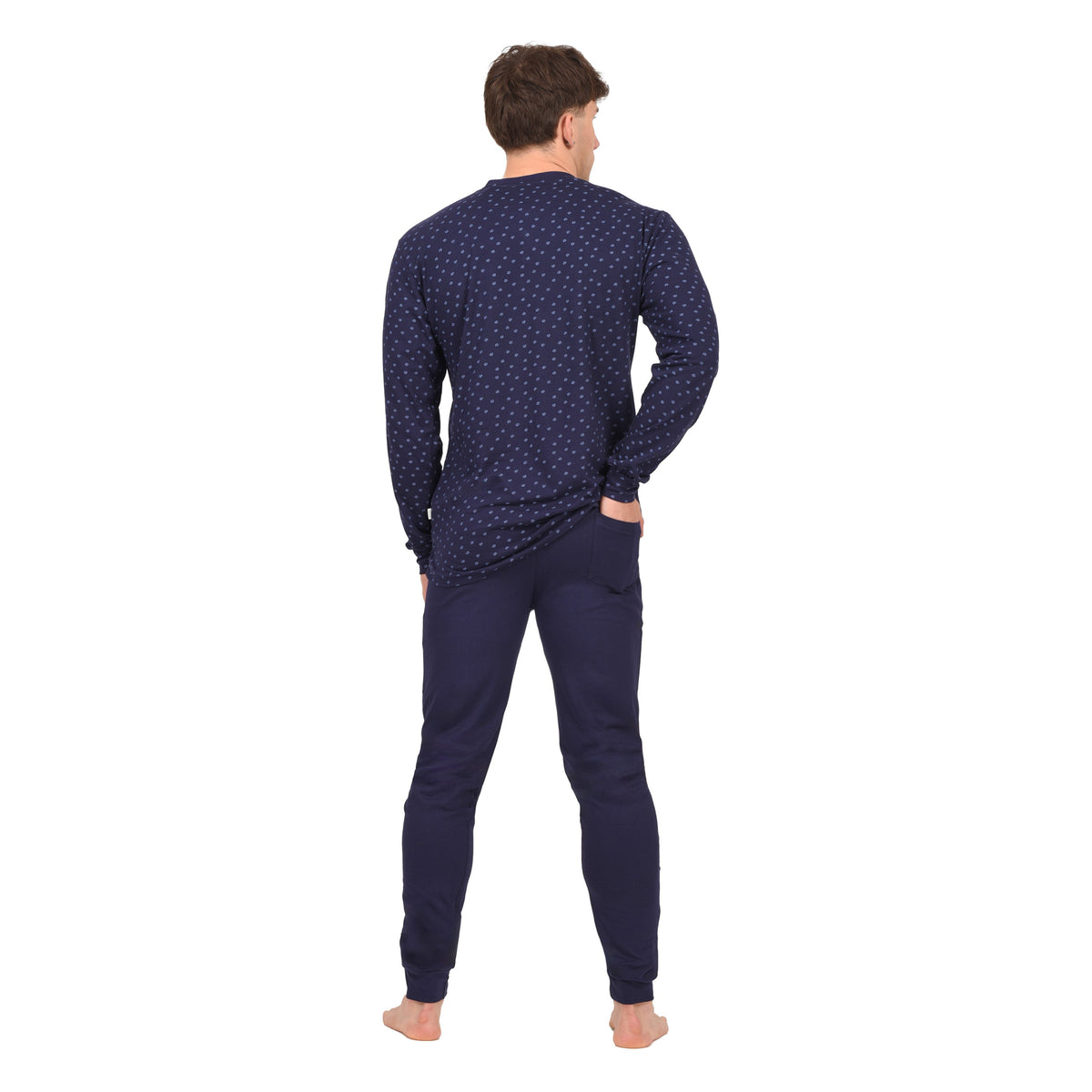 Pigiama uomo serafino 100% cotone Irge IRL1964